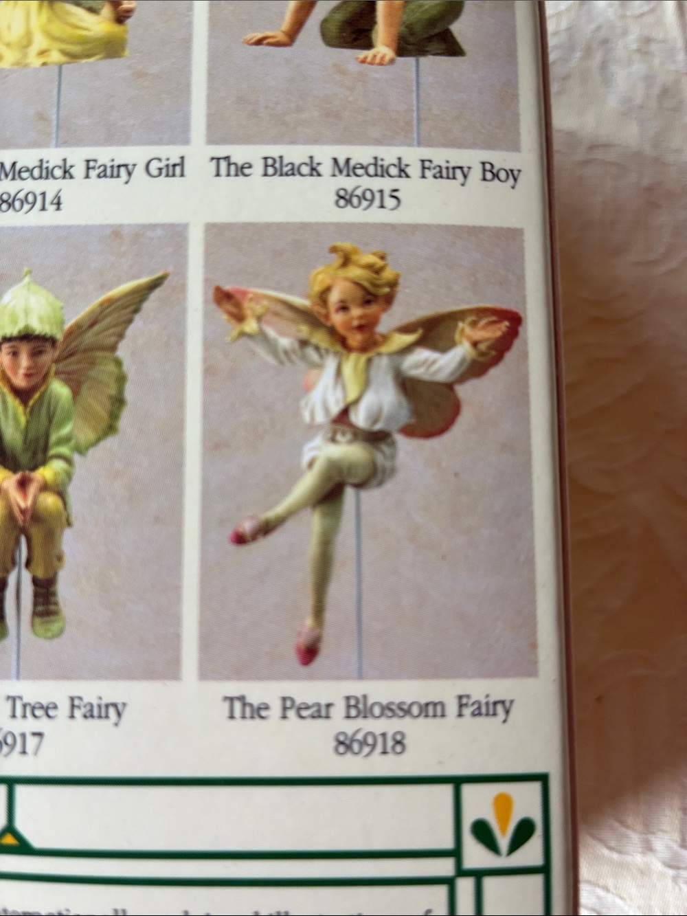 Cicely Mary Barker Flower Fairies The Pear Blossom Fairy Ornament - Picture 3 of 5